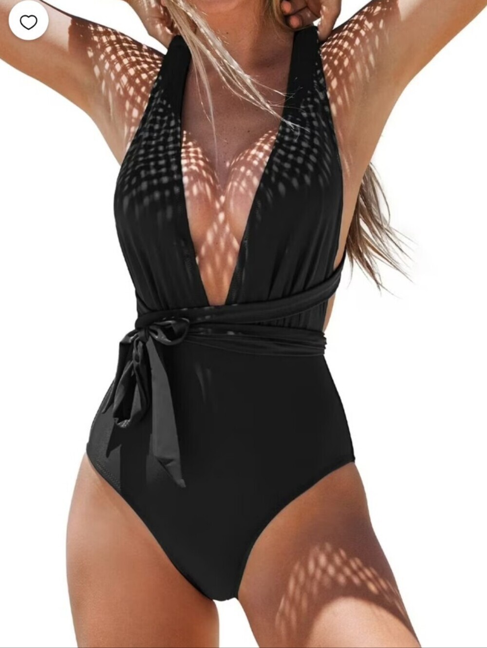 NWT Cupshe Deep V One Piece Swimsuit
